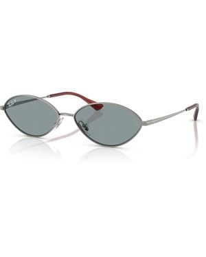 Ray-Ban Kai bio-based sonnenbrillen fassung blau glas polarisiert - Schwarz