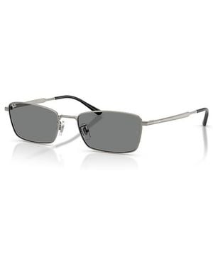 Ray-Ban Rb8069D Titanium Sunglasses Frame Lenses - Grey