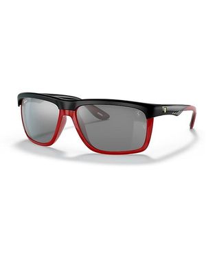 Ray-Ban Rb4363M Scuderia Ferrari Collection Sunglasses Frame Lenses - Black
