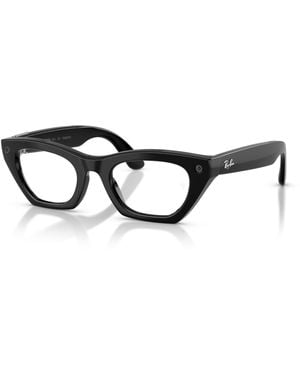 Ray-Ban (gen 3) Meta Zena Frame Clear Lenses Ai Glasses - Black