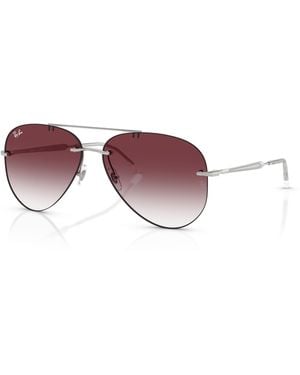 Ray-Ban Rb3791 Sunglasses Frame Violet Lenses - Black