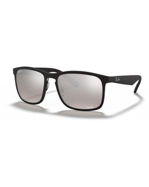 Ray-Ban Rb4264 chromance gafas de sol montura plateado lentes polarizado - Negro