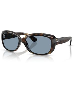 Ray-Ban Jackie ohh gafas de sol montura azul lentes - Negro