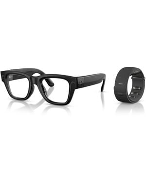 Ray-Ban Meta Display Glasses Frame Gray Lenses Ai Glasses - Black