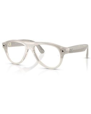 Ray-Ban (Gen 3) Meta Aviator Limited Edition Frame Lenses Ai Glasses - White