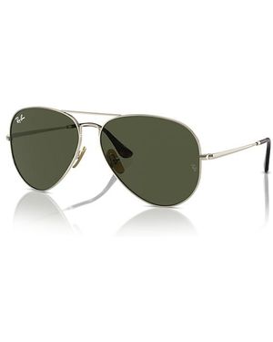Ray-Ban Aviator Titanium Sunglasses Frame Lenses - Natural