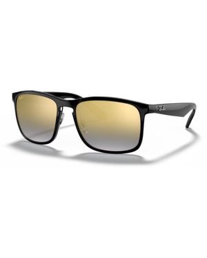 Ray-Ban Rb4264 Polarized+ Lenses Sunglasses Frame Blue Lenses Polarized - Black