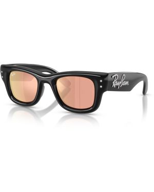 Ray-Ban Wayfarer puffer crystal edition lunettes de soleil - Noir