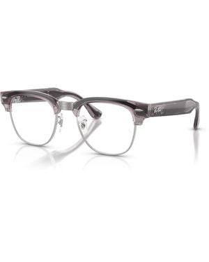 Ray-Ban Meta Audio Clubmaster Montuur Helder Glazen Ai Glasses - Zwart