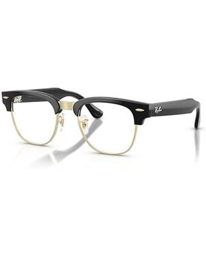 Ray-Ban Meta Audio Clubmaster Frame Lenses Ai Glasses - Black