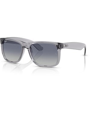 Ray-Ban Justin Classic Sunglasses Frame Gray Lenses - Black