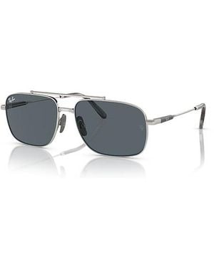 Ray-Ban Michael Titanium Sunglasses Frame Lenses - Metallic