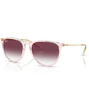 Ray-Ban Erika Classic Sunglasses Frame Violet Lenses - Black