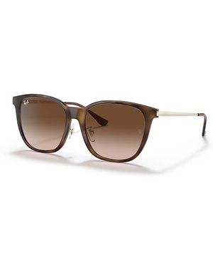 Ray-Ban Rb4333D Sunglasses Frame Lenses - Brown