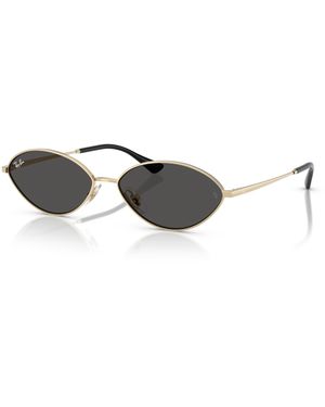 Ray-Ban Kai bio-based sonnenbrillen fassung grau glas - Schwarz