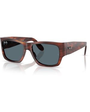 Ray-Ban Nomad collector drops limited sonnenbrillen fassung blau glas - Schwarz