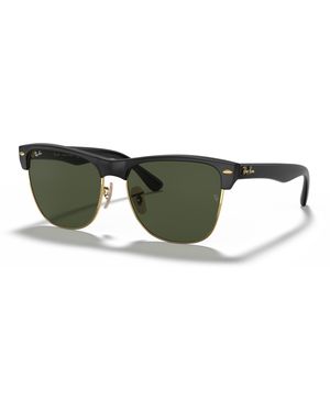 Ray-Ban CLUBMASTER OVERSIZED Gafas de sol Negro Montura Verde Lentes 57-16 - Multicolor