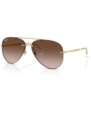 Ray-Ban Rb3791 Sunglasses Frame Brown Lenses - Black