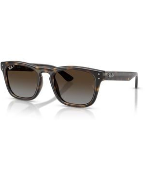 Ray-Ban Rb2238 Sunglasses Frame Brown Lenses Polarized - Black