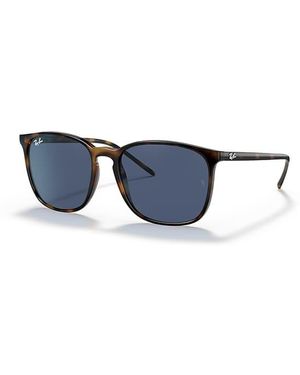 Ray-Ban Rb4387 Sunglasses Frame Lenses - Blue