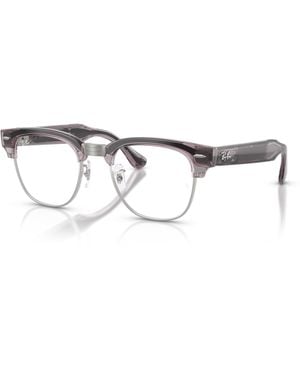 Ray-Ban Meta Audio Clubmaster Optics Frame Demo Lens Lenses Ai Glasses - Black