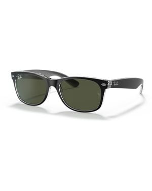 Ray-Ban New Wayfarer Color Mix Sunglasses Frame Green Lenses