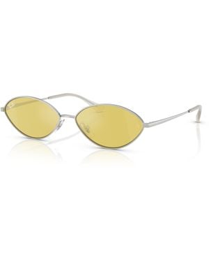 Ray-Ban Kai bio-based sonnenbrillen fassung grau glas - Schwarz