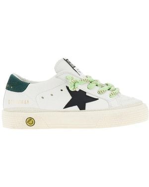 Golden Goose 'May' Leather Trainers Kids - White