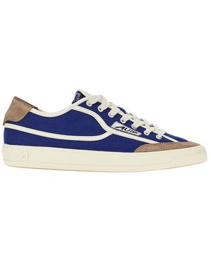 Autry Windscape Low Canvas Trainers - Blue