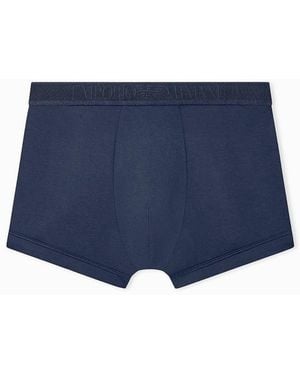 EA BODYWEAR Stretch Modal Boxer Shorts - Blue