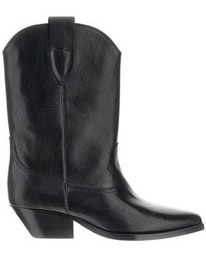 Isabel Marant 'Duerto' Leather Boots - Black