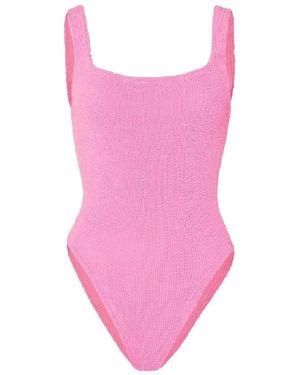 Hunza G 'Square Neck' Swimsuit - Pink