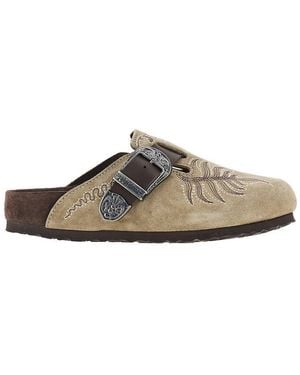 Etro Sabot 'Boston' Birkenstock By - Marrone