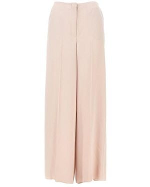 Pinko Wide Leg Satin Pants - Pink