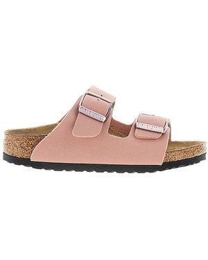 Birkenstock Birko-Flor Nubuck 'Arizona' Sandals Kids - Pink