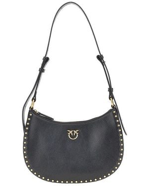 Pinko Borsa A Spalla 'Mini Half Moon' - Nero