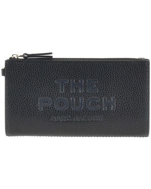 Marc Jacobs Grained Leather Pouch - Black