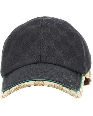 Gucci Gg Canvas Baseball Cap - Grey
