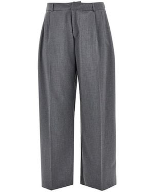 THESTROY Wide-Leg 'Inno' Trousers - Grey