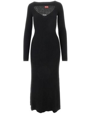 DIESEL Abito Midi 'Oloni' - Nero
