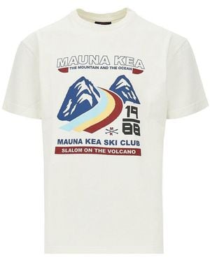 Mauna Kea 'Slalom On The Volcano' T-Shirt - White