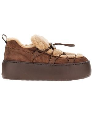 Roger Vivier Viv' Up Snow Sneakers - Brown