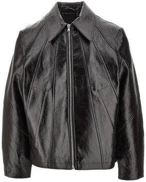 Séfr 'Duke' Faux Leather Jacket - Black