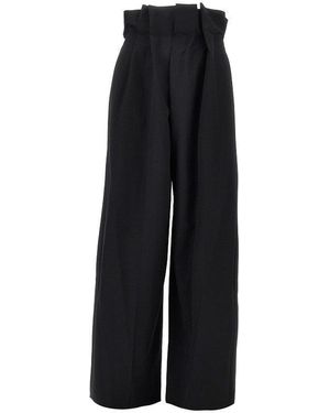 KHAITE 'Kira' Oversized Pants - Black