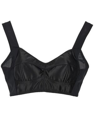 Dolce & Gabbana Satin Top - Black