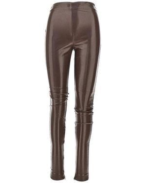 ANDAMANE 'New Holla' Vegan Leather Leggings - Brown