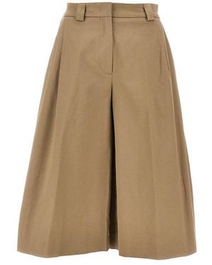 THE LATEST 'Dakota' Gabardine Shorts - Natural