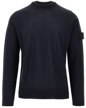 Stone Island Pullover Girocollo - Blu