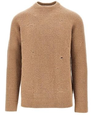 Laneus Pullover Girocollo - Marrone