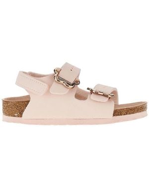 Birkenstock Milano Flower Buckle Sandals Kids - Pink